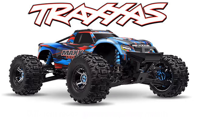 A Traxxas Maxx RC monster truck. Different model given away every month